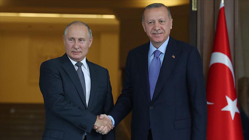 Cumhurbaşkanı Erdoğan ile Putin telefonda görüştü