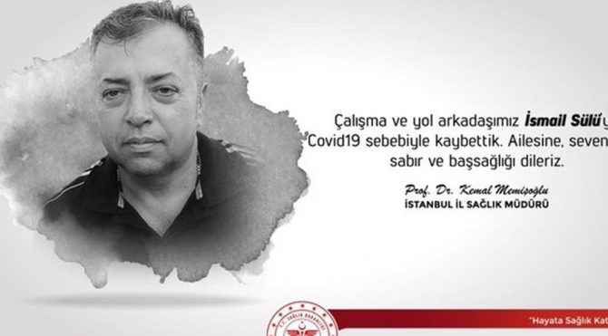 İstanbul İl Sağlık Müdürlüğünün Covid-19 kaybı