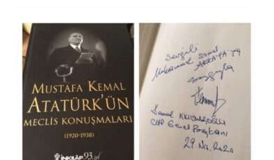 Kılıçdaroğlu’ndan Genç İmam Hatipliler başkanına Atatürk kitabı