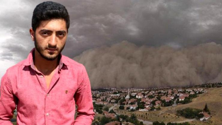 Ankaradaki kum fırtınasına yakalanan işçi: Ayaklarım yerden…