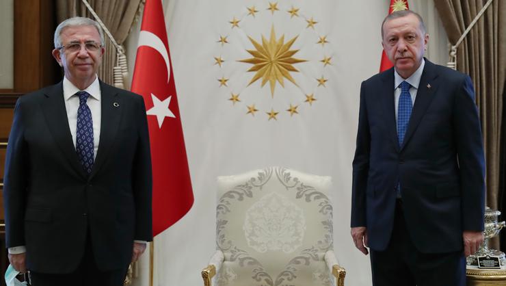 Cumhurbaşkanı Erdoğan ve Mansur Yavaş görüşmesi sona erdi