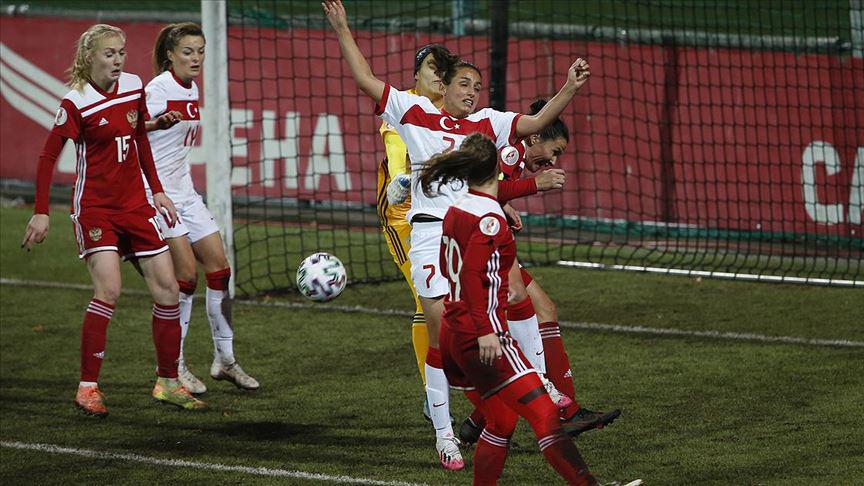 A Milli Kadın Futbol Takımı Rusyaya deplasmanda 4-2 yenildi