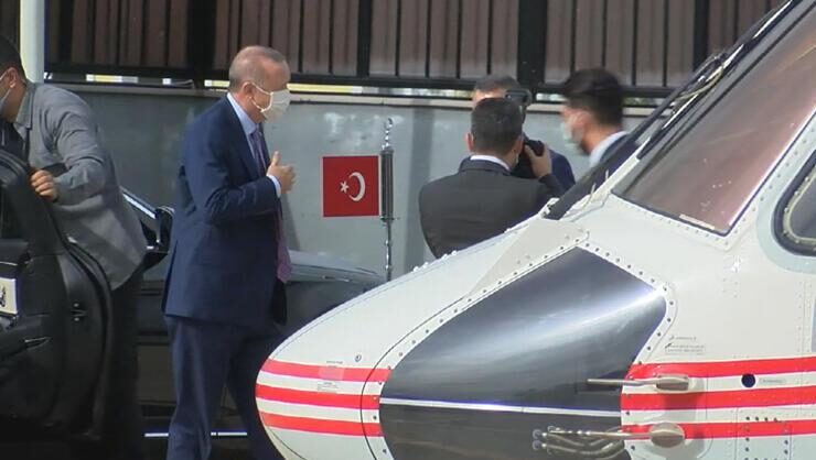 Cumhurbaşkanı Erdoğan, Fatih Sondaj Gemisinde incelemelerde…
