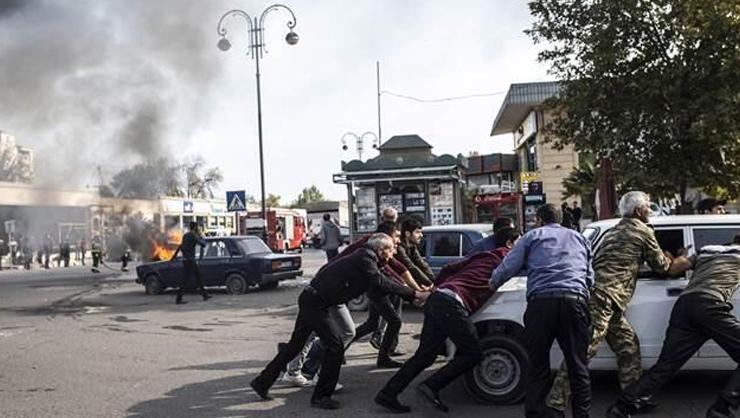 Ermenistan Berde şehir merkezini vurdu: 19 kişi öldü
