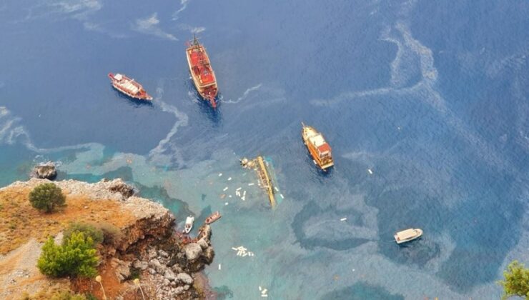 Antalya’da tur teknesi battı: 1ölü