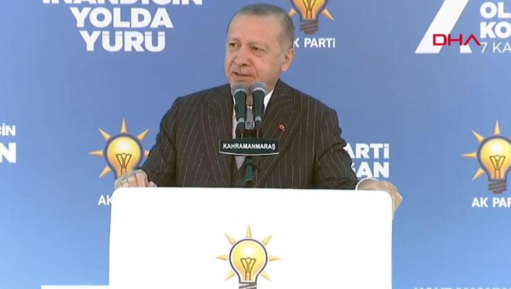 Cumhurbaşkanı Erdoğandan il kongresinde açıklamalar
