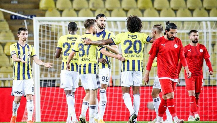Fenerbahçe, Sivas Belediyesporu 4-0 yendi