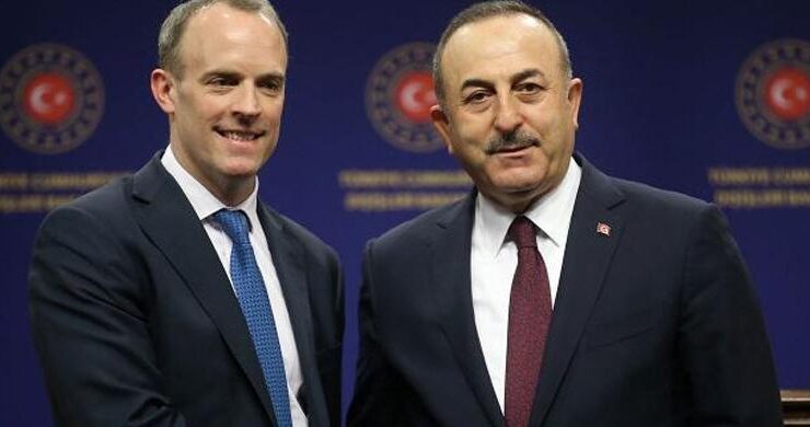 Bakan Çavuşoğlu, Birleşik Krallık Dışişleri Bakanı ile Görüştü