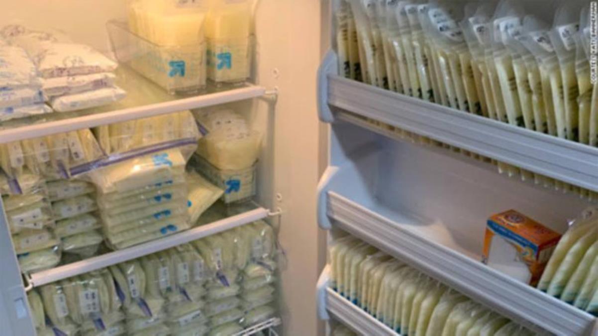 Özel bir emzirme danışmanı tutan kadın, ihtiyacı olan anneler için 234 litre süt bağışladı