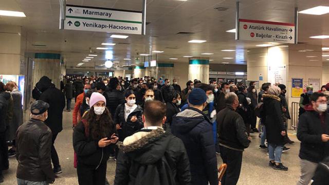 İstanbul'daki metro seferlerini durduran olayın nedeni kablo hırsızları çıktı