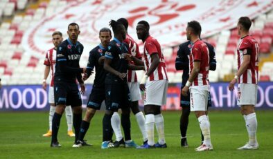 Sivasspor-Trabzonspor karşılaşmasından gol sesi çıkmadı