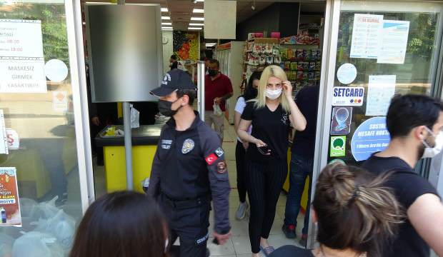 Edirne’de çocuklarıyla markete gidenlere ceza!