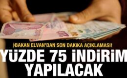 Bakan Elvan’dan vergi indirimi açıklaması! 75 olarak uygulanacak