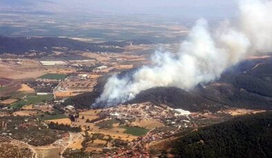 Son dakika… İzmir Foçada yangın! Söndürme helikopteri sevk…