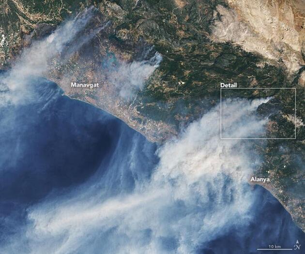 NASA'dan Türkiye açıklaması: Uydu fotoğraflarını yayınladı
