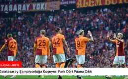 Galatasaray Şampiyonluğa Koşuyor: Fark Dört Puana Çıktı