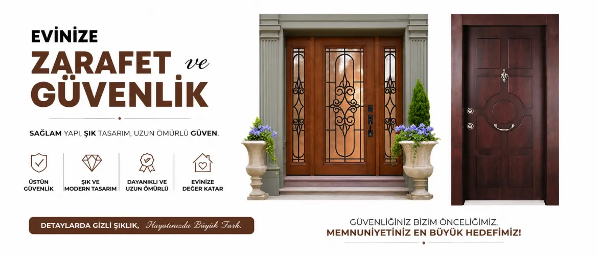 Ferforje Bina Kapıları Estetik ve Güvenliği Bir Arada Sunuyor