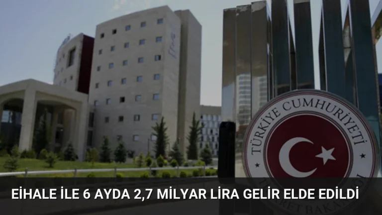 Eihale ile 6 Ayda 2,7 Milyar Lira Gelir Elde Edildi