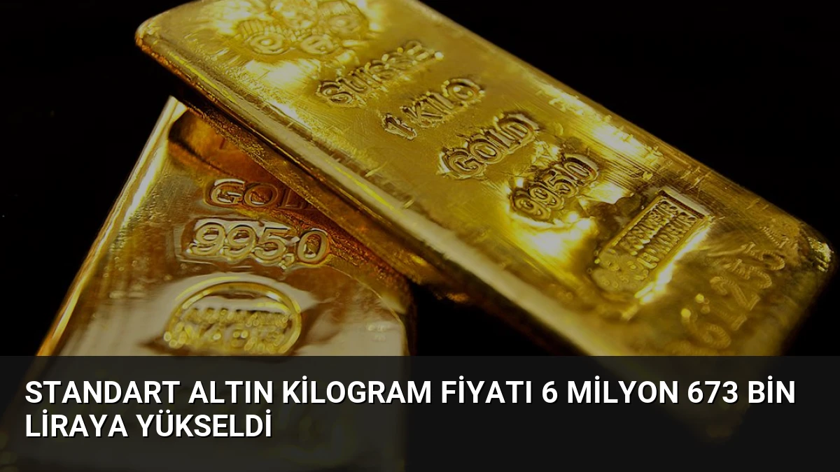 Standart Altın Kilogram Fiyatı 6 Milyon 673 Bin Liraya Yükseldi