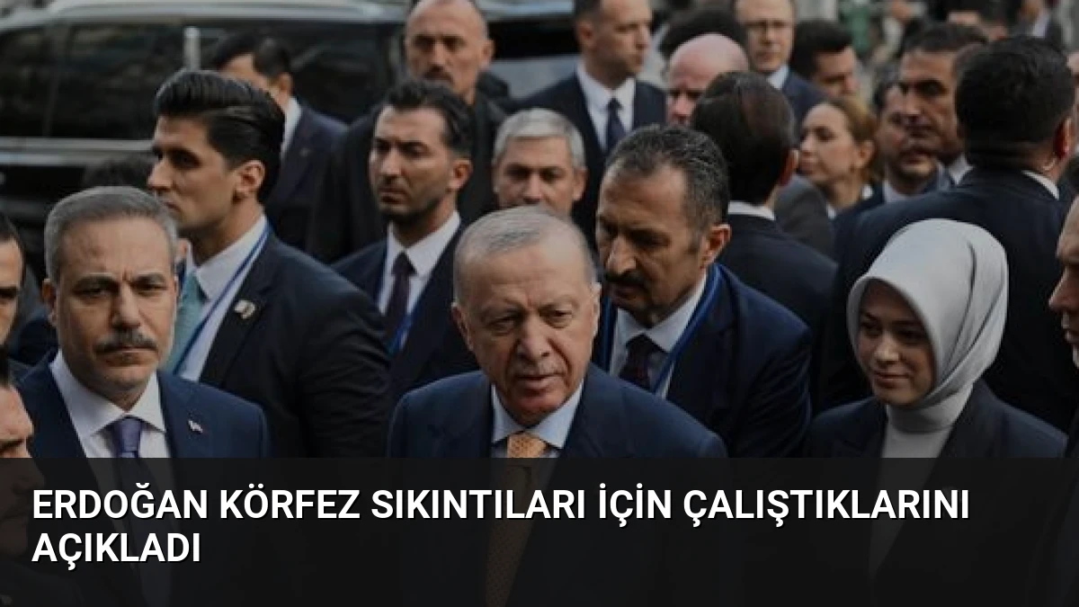 Erdoğan Körfez Sıkıntıları İçin Çalıştıklarını Açıkladı
