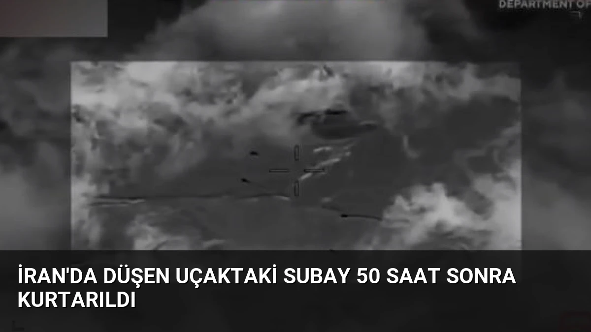 İran’da Düşen Uçaktaki Subay 50 Saat Sonra Kurtarıldı