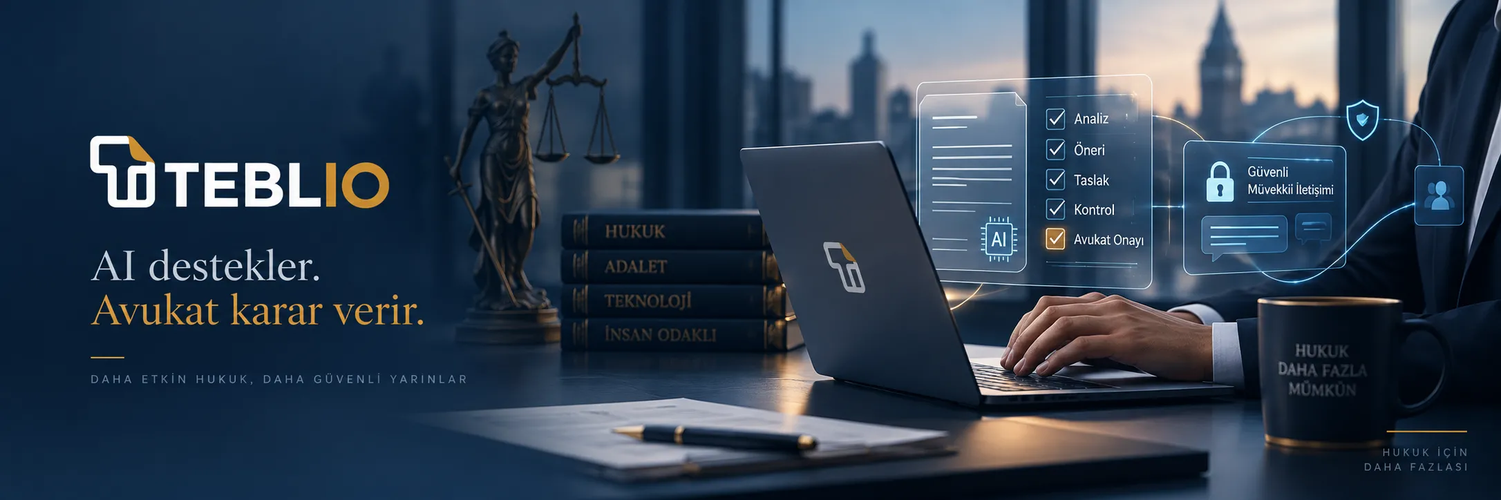 Antalya’dan yükselen LegalTech girişimi Teblio, hukukta kontrollü yapay zekâ dönemine hazırlanıyor