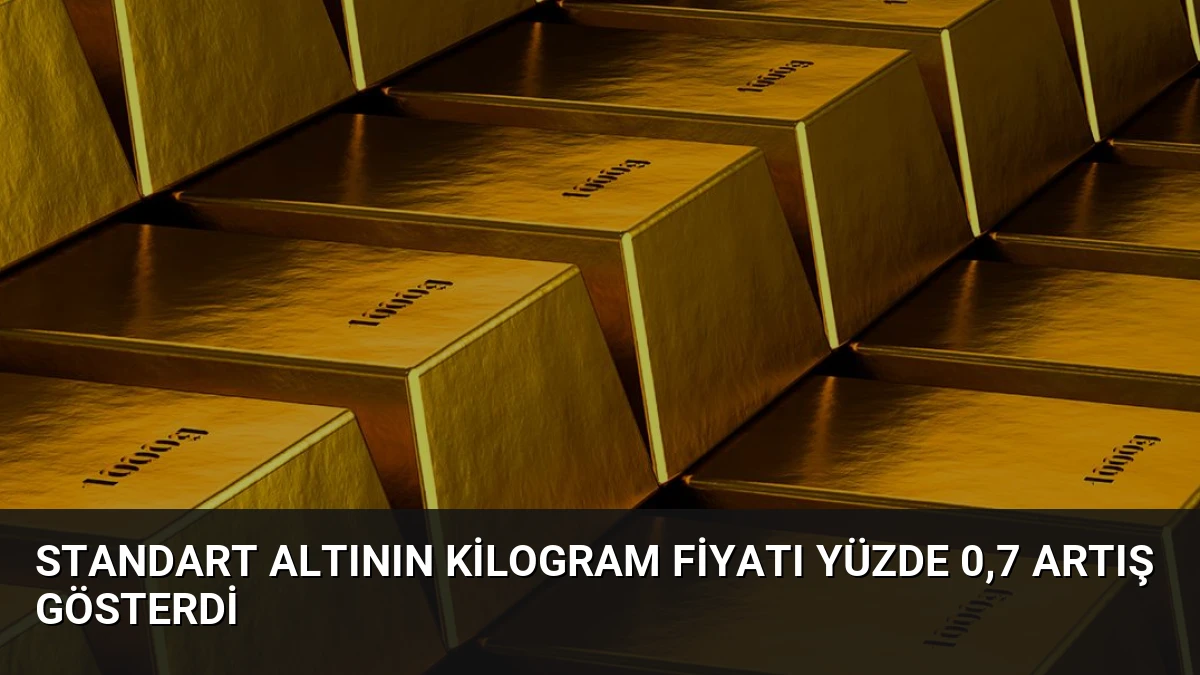 Standart Altının Kilogram Fiyatı Yüzde 0,7 Artış Gösterdi