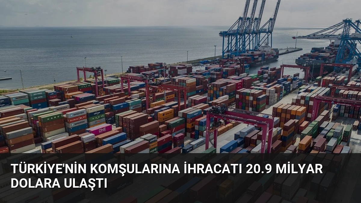 Türkiye’nin Komşularına İhracatı 20.9 Milyar Dolara Ulaştı